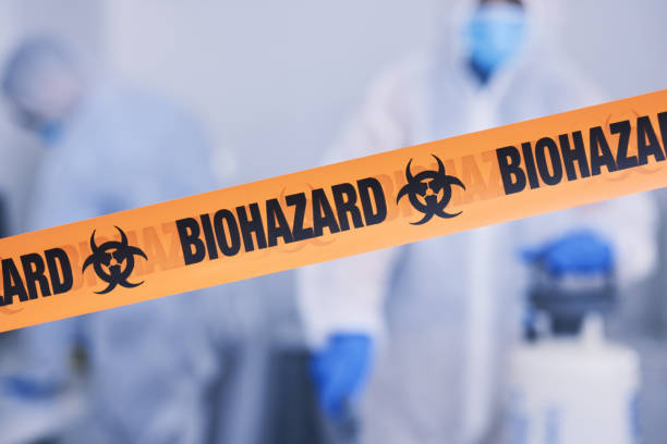 Professional Biohazard Cleanup technician working in Sinton, TX